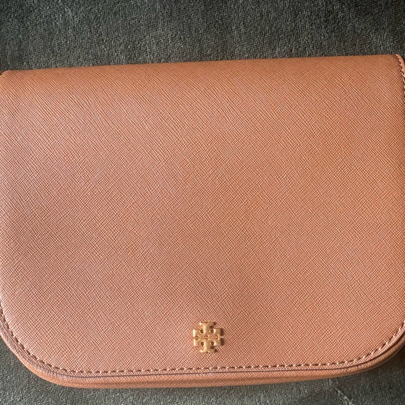 Tory Burch Women’s Set Crossbody AND Cardholder Wallet. Tan Brown. New. - Picture 4 of 11